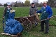 Historischer Stokarren bei der Umweltaktion der Gemeinde 