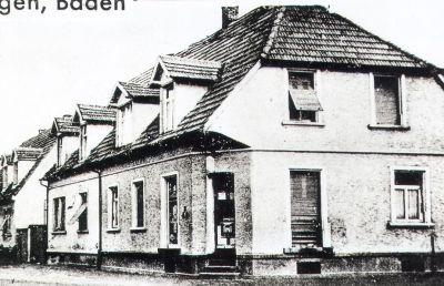 Bckerei Vogel Bauzustand um 1930