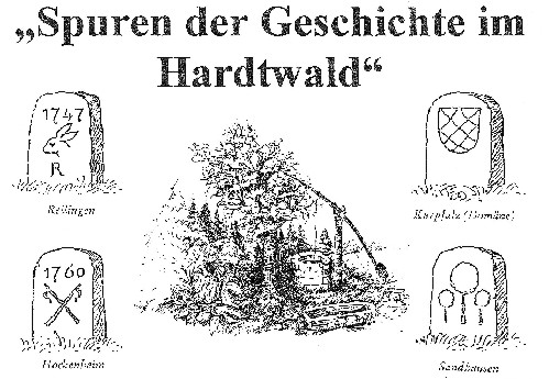 Spuren der Geschichte im Hardtwald