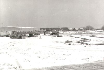 Blick auf das Neubaugebiet Viehtrieb 2, dessen Erschlie�ungsanlagen 1984 voll fertig gestellt wurden