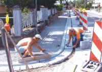Baustelle an der Hauptstraße