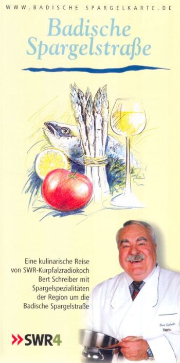 Radwanderkarte Badische Spargelstraße