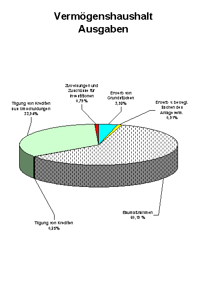 Schaubild Ausgaben Vermgenshaushalt