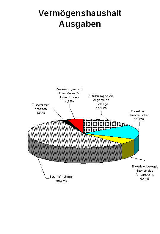 Schaubild Ausgaben Vermgenshaushalt