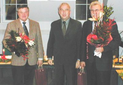 25 Jahre im Gemeinderat vertreten: Karl Bickle und Peter Schell
